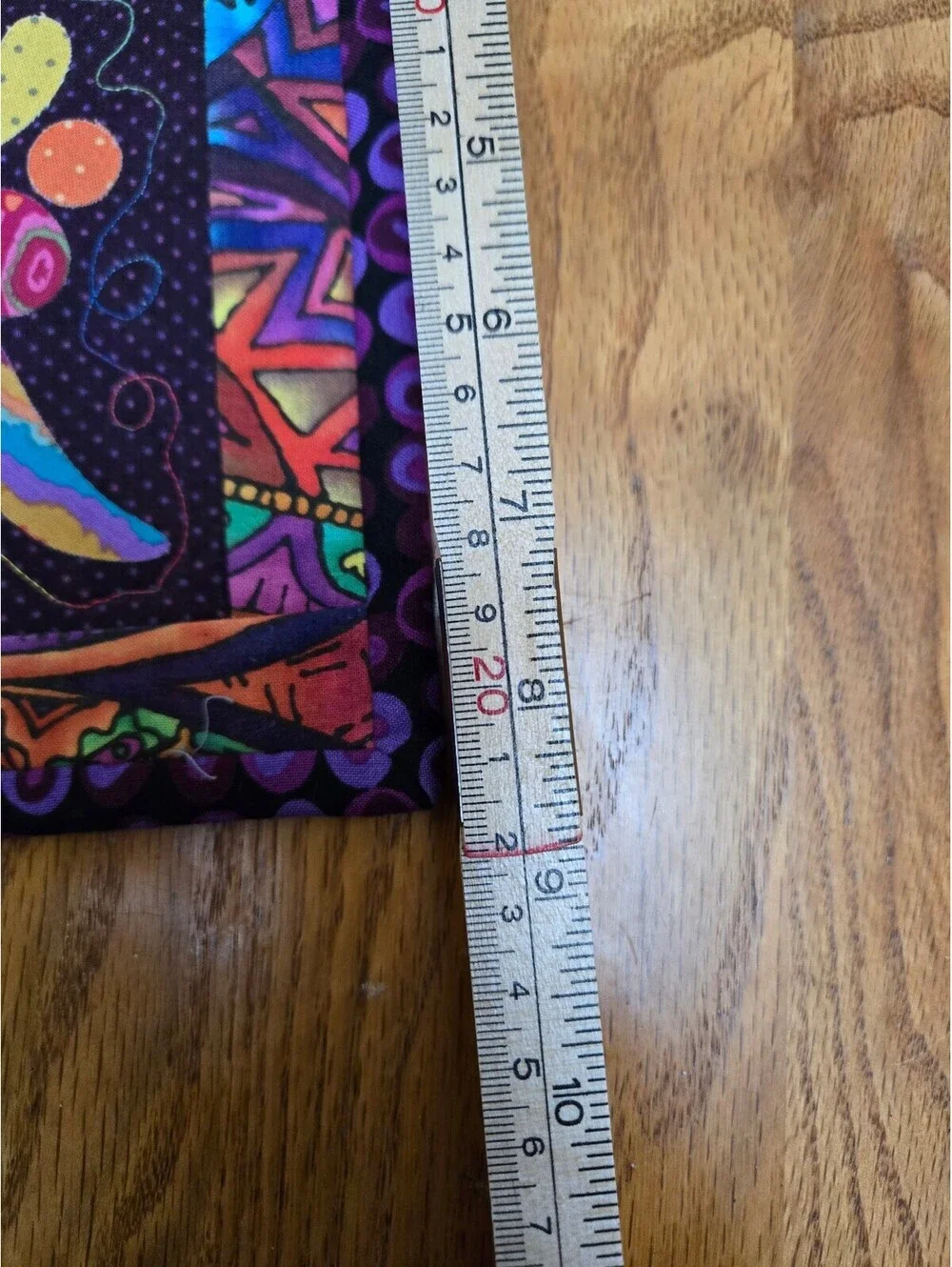 Vtg Handmade Quilted Table Runner Hot Plate Mat 26
